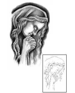 Angel Tattoo Religious & Spiritual tattoo | GUF-00733