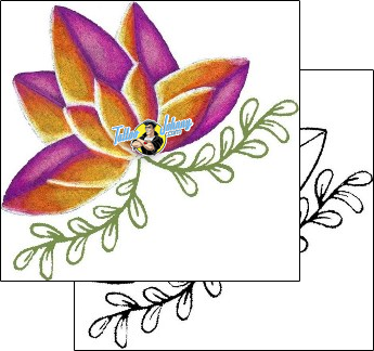 Flower Tattoo plant-life-flowers-tattoos-gina-casey-gyf-00002