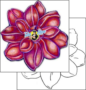 Flower Tattoo plant-life-flowers-tattoos-gina-casey-gyf-00016