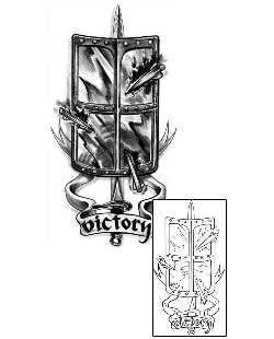 Banner Tattoo Miscellaneous tattoo | HAF-00010