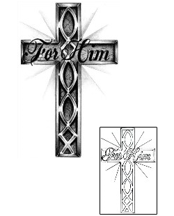 Cross Tattoo Religious & Spiritual tattoo | HAF-00016