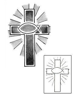 Cross Tattoo Religious & Spiritual tattoo | HAF-00050