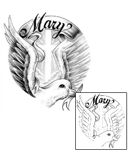 Dove Tattoo Religious & Spiritual tattoo | HAF-00072