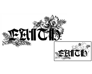Faith Tattoo Religious & Spiritual tattoo | HAF-00110