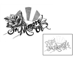 In Memory of Tattoo Religious & Spiritual tattoo | HAF-00126