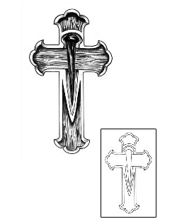 Cross Tattoo Religious & Spiritual tattoo | HAF-00141