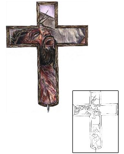 Cross Tattoo Religious & Spiritual tattoo | HAF-00144