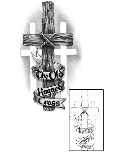 Picture of The Old Rugged Cross Tattoo