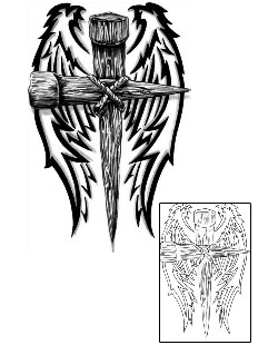 Wings Tattoo Religious & Spiritual tattoo | HAF-00193