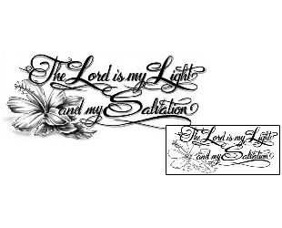 Hibiscus Tattoo Religious & Spiritual tattoo | HAF-00215