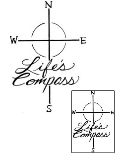 Picture of Life's Compass Tattoo
