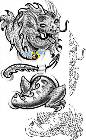Horror Tattoo fantasy-dragon-tattoos-hector-guma-hgf-00013
