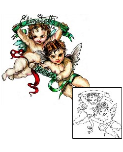 Angel Tattoo Miscellaneous tattoo | HGF-00022