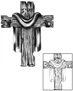 Cross Tattoo Religious & Spiritual tattoo | HGF-00094