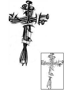 Cross Tattoo Religious & Spiritual tattoo | HGF-00106