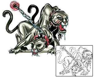 Panther Tattoo Animal tattoo | HGF-00133