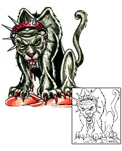 Panther Tattoo Animal tattoo | HGF-00143