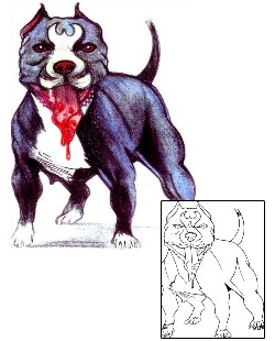 Dog Tattoo Sarge Pit Bull Tattoo