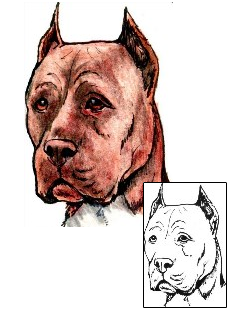Picture of Coffee Pit Bull Tattoo