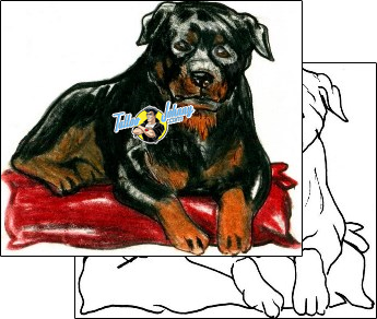 Dog Tattoo dog-tattoos-hector-guma-hgf-00163