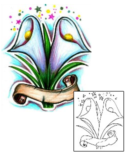 Lily Tattoo Miscellaneous tattoo | HGF-00172