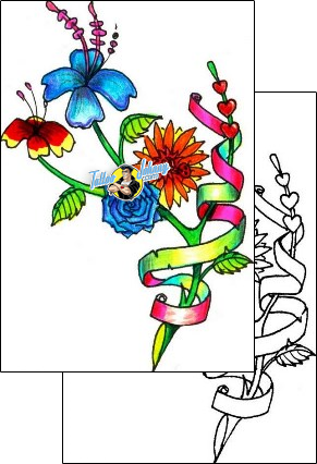 Flower Tattoo plant-life-flowers-tattoos-hector-guma-hgf-00182
