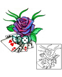 Card Tattoo Miscellaneous tattoo | HGF-00187