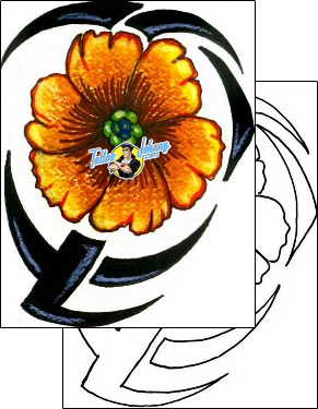 Flower Tattoo plant-life-flowers-tattoos-hector-guma-hgf-00192