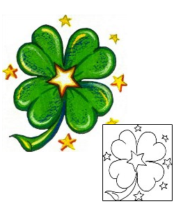 Clover Tattoo Plant Life tattoo | HGF-00195