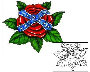 Flower Tattoo Plant Life tattoo | HGF-00200