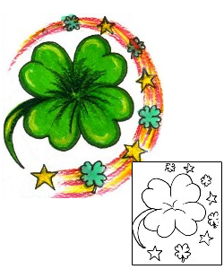 Clover Tattoo Plant Life tattoo | HGF-00201