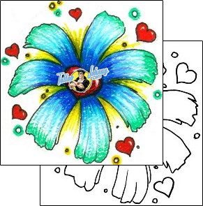 Flower Tattoo plant-life-flowers-tattoos-hector-guma-hgf-00202