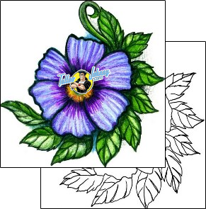 Flower Tattoo plant-life-flowers-tattoos-hector-guma-hgf-00205