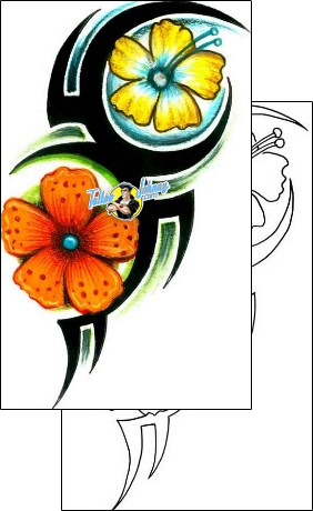 Flower Tattoo plant-life-flowers-tattoos-hector-guma-hgf-00206