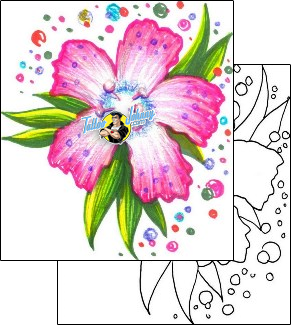 Flower Tattoo plant-life-flowers-tattoos-hector-guma-hgf-00208