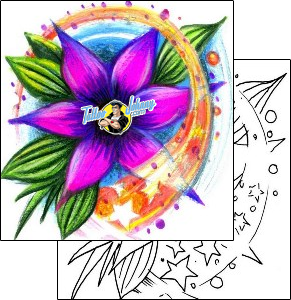 Flower Tattoo plant-life-flowers-tattoos-hector-guma-hgf-00209