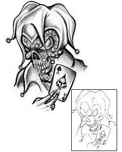 Joker - Jester Tattoo Mythology tattoo | HGF-00217