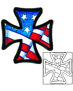 USA Tattoo Religious & Spiritual tattoo | HGF-00234