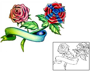 Rose Tattoo Plant Life tattoo | HGF-00246