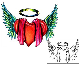 Sacred Heart Tattoo Religious & Spiritual tattoo | HGF-00261