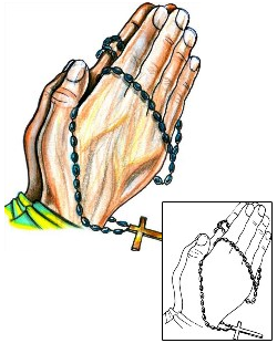 Praying Hands Tattoo Religious & Spiritual tattoo | HGF-00274