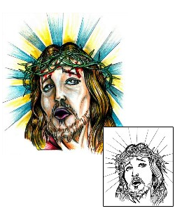 Jesus Tattoo Religious & Spiritual tattoo | HGF-00275