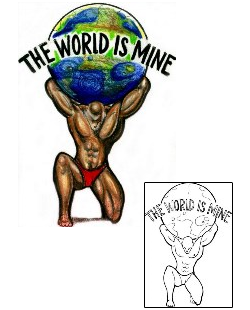 Picture of The World Is MIne Tattoo