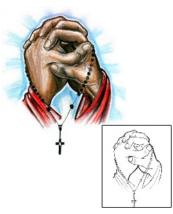 Praying Hands Tattoo Religious & Spiritual tattoo | HGF-00284