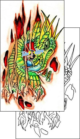 Monster Tattoo torn-ripped-skin-tattoos-hector-guma-hgf-00310