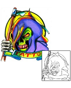 Reaper Tattoo Miscellaneous tattoo | HGF-00313