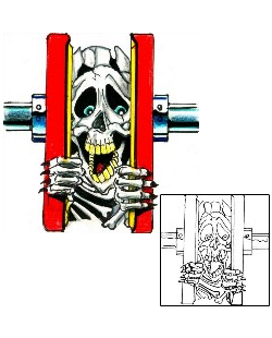 Skeleton Tattoo Horror tattoo | HGF-00317