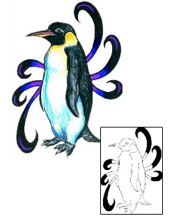 Picture of Feminine Penguin Tattoo