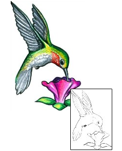 Hummingbird Tattoo Animal tattoo | HGF-00364