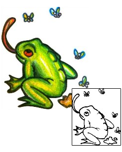 Frog Tattoo Reptiles & Amphibians tattoo | HGF-00377